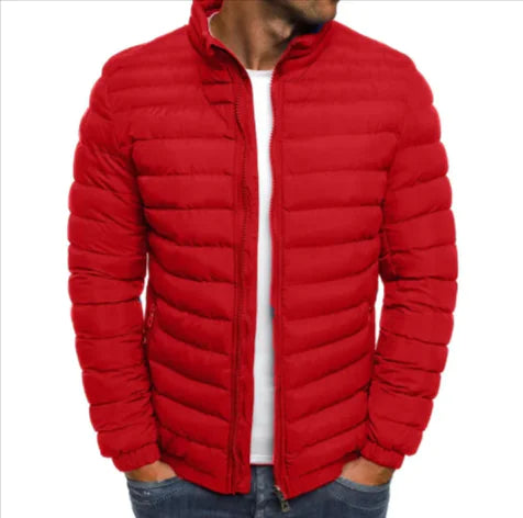 Men's Coldproof Cotton Padded Jacket – Outdoor Zipper Coat - Hydration Tribe LLC
