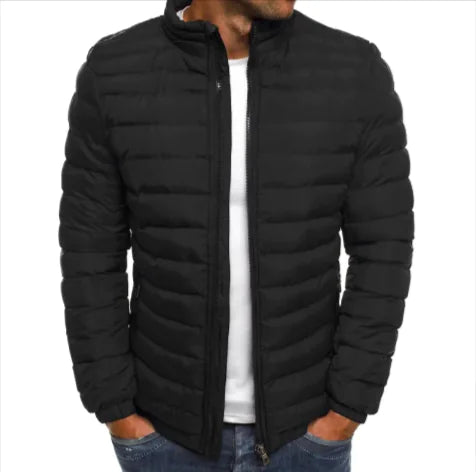 Men's Coldproof Cotton Padded Jacket – Outdoor Zipper Coat - Hydration Tribe LLC