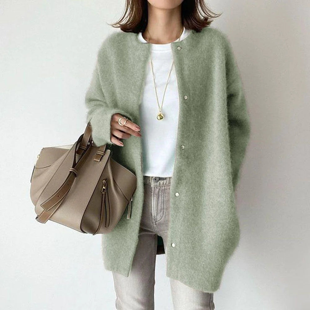 Women's Single-Breasted Cardigan - Hydration Tribe LLC