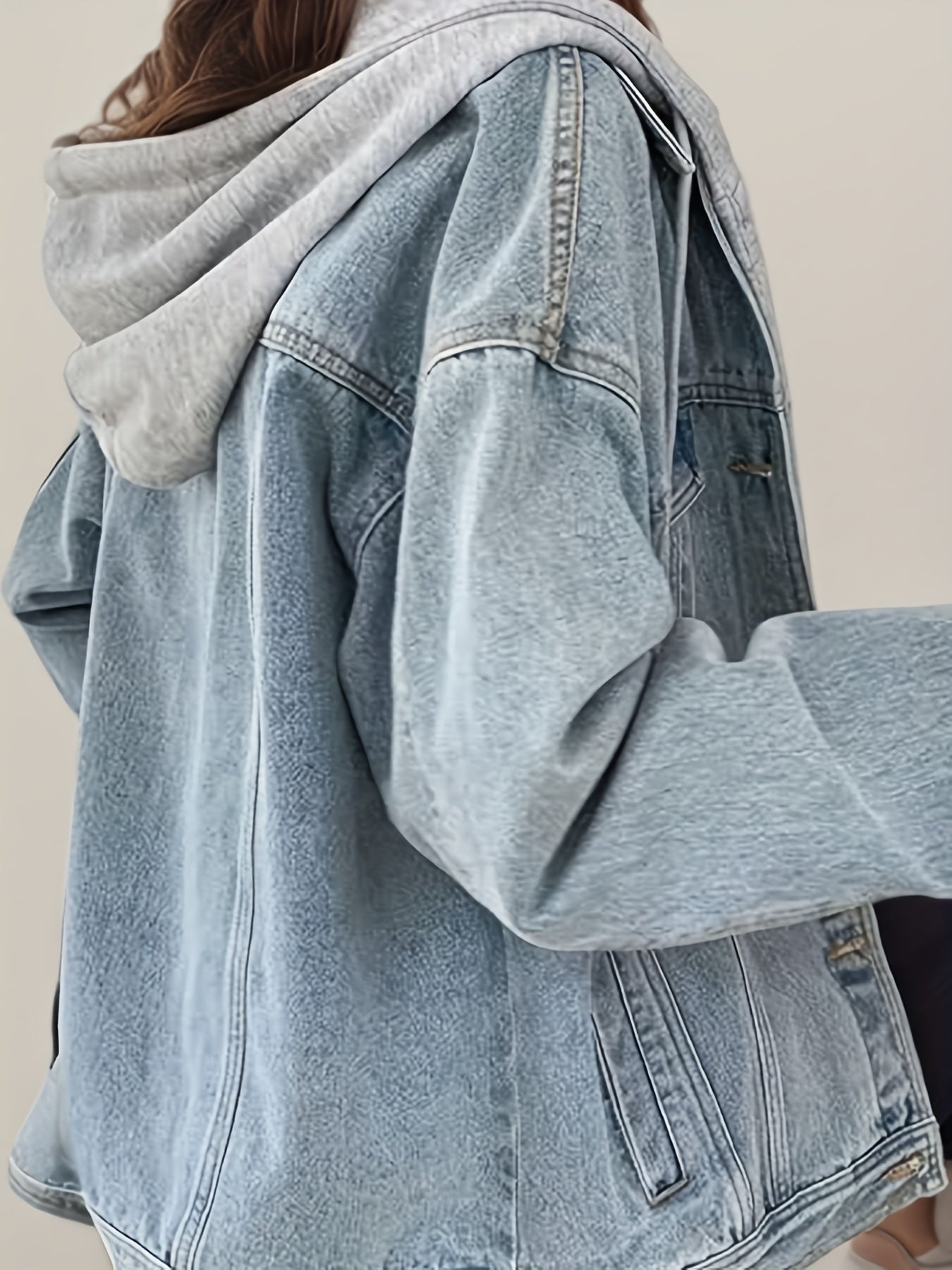 Women's Hooded Denim Jacket