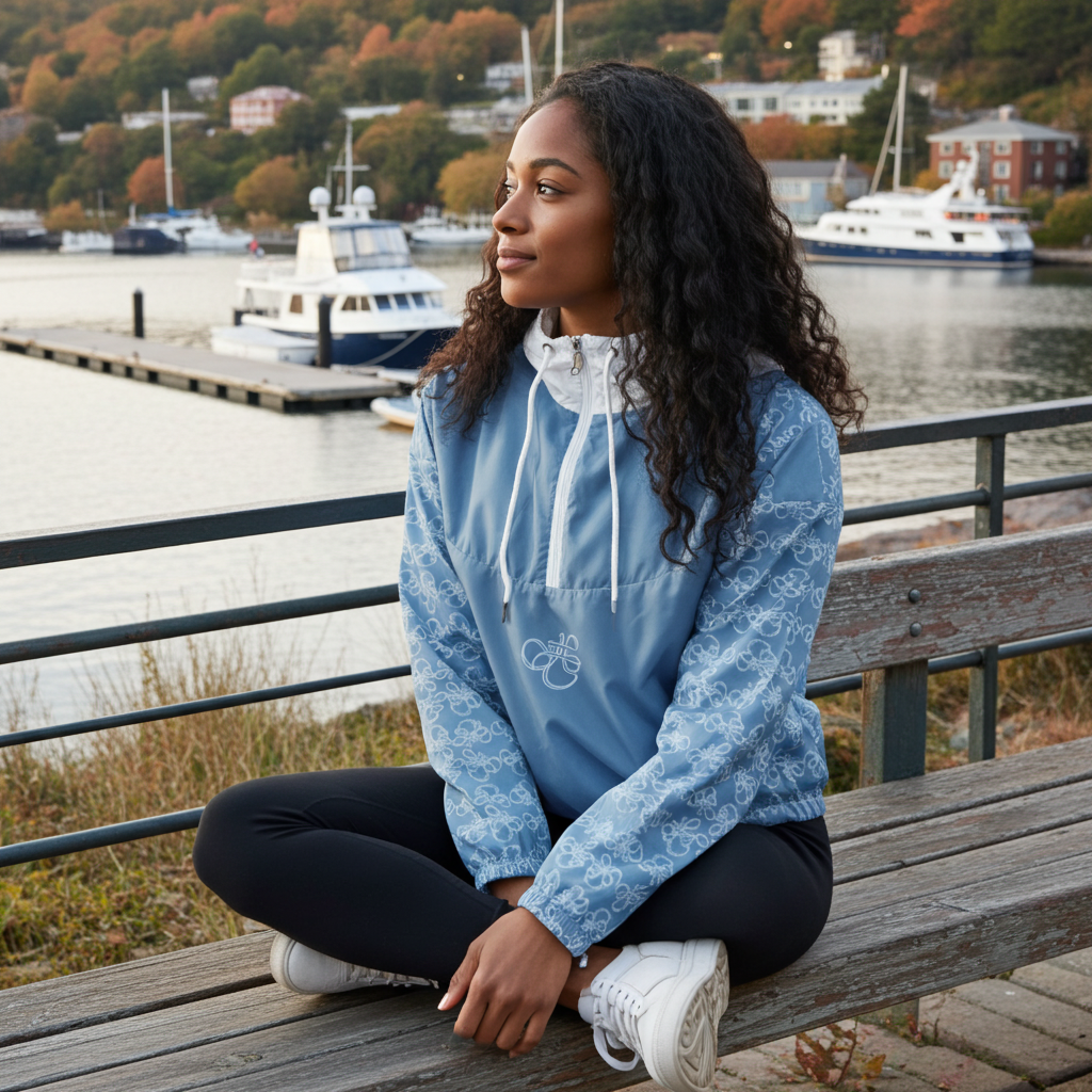 HT Cropped Windbreaker - Hydration Tribe LLC