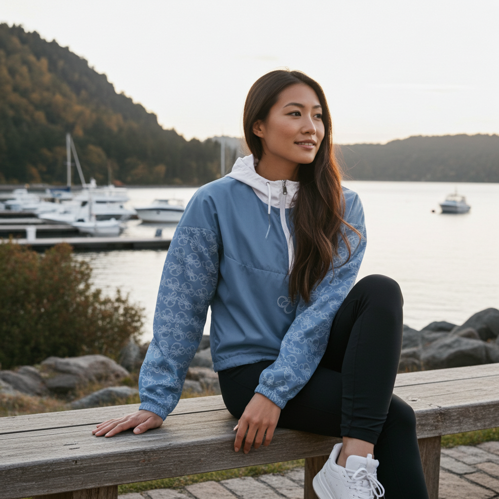 HT Cropped Windbreaker - Hydration Tribe LLC