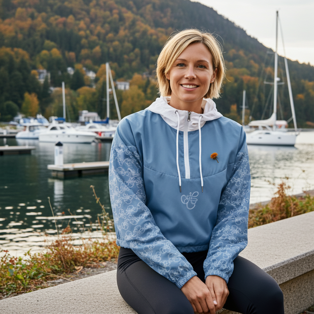 HT Cropped Windbreaker - Hydration Tribe LLC