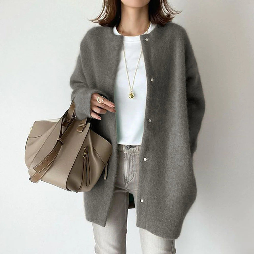 Women's Single-Breasted Cardigan - Hydration Tribe LLC