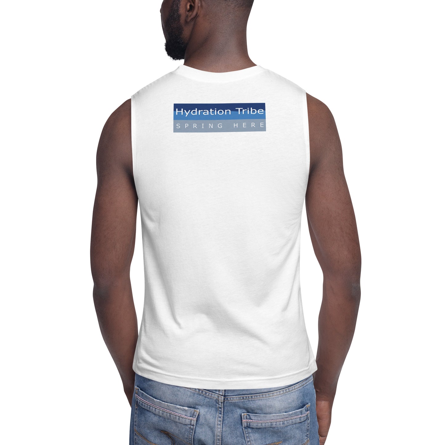 Hydration Tribe Vintage Logo Muscle T - Hydration Tribe LLC