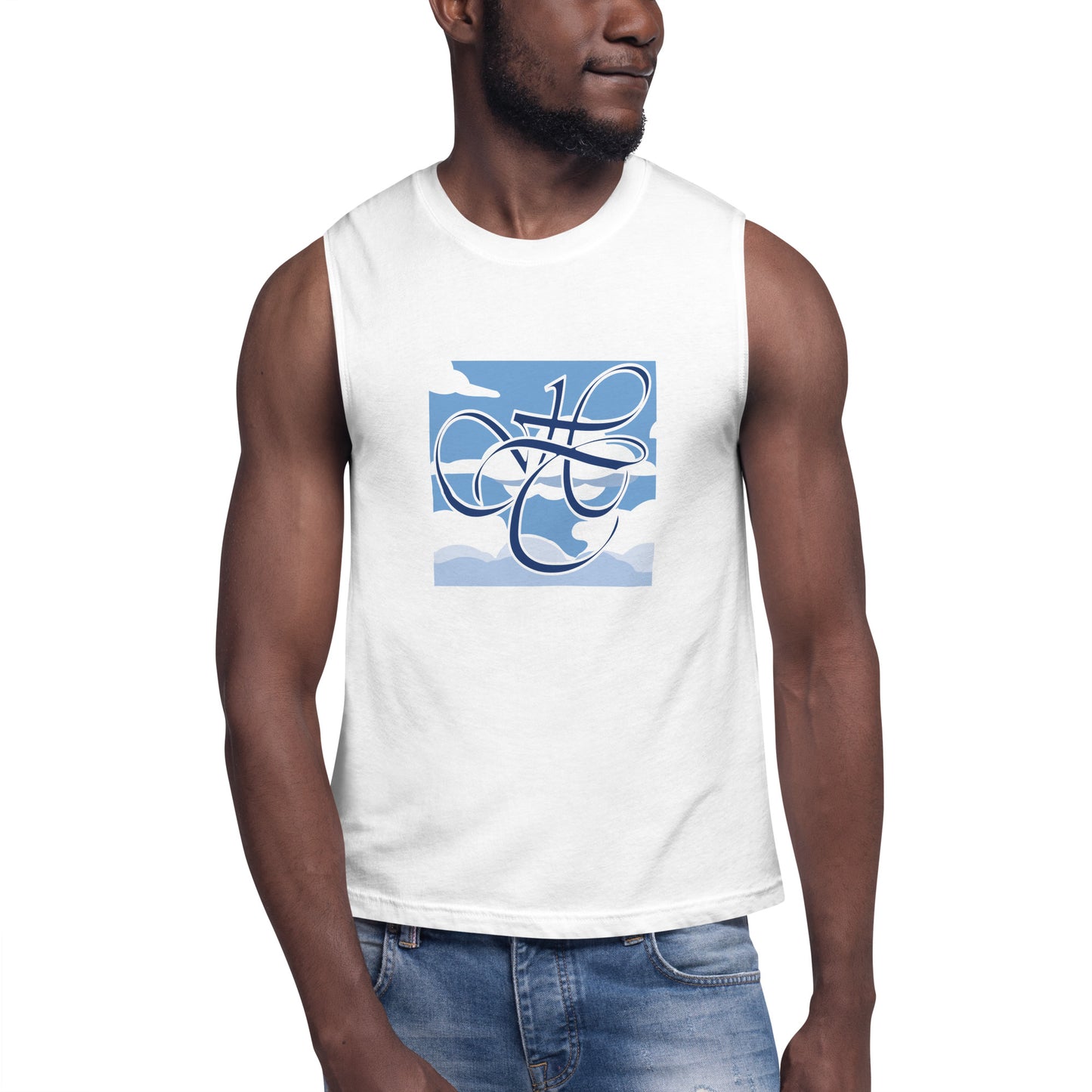 Hydration Tribe Vintage Logo Muscle T - Hydration Tribe LLC
