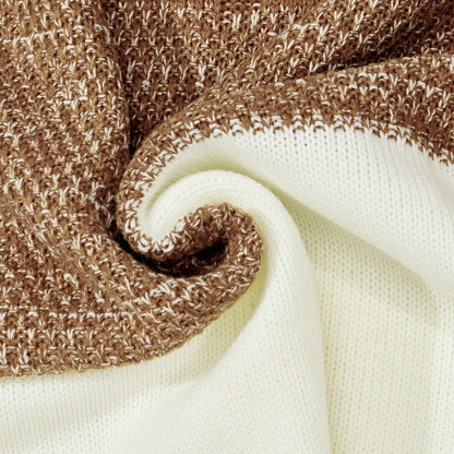 Men's Long Sleeve Cable Knit Pullover Sweater