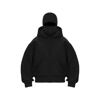 Fleece-lined Double Hooded Sweater - Hydration Tribe LLC