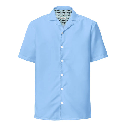 Island Sky Blue button shirt - Hydration Tribe LLC