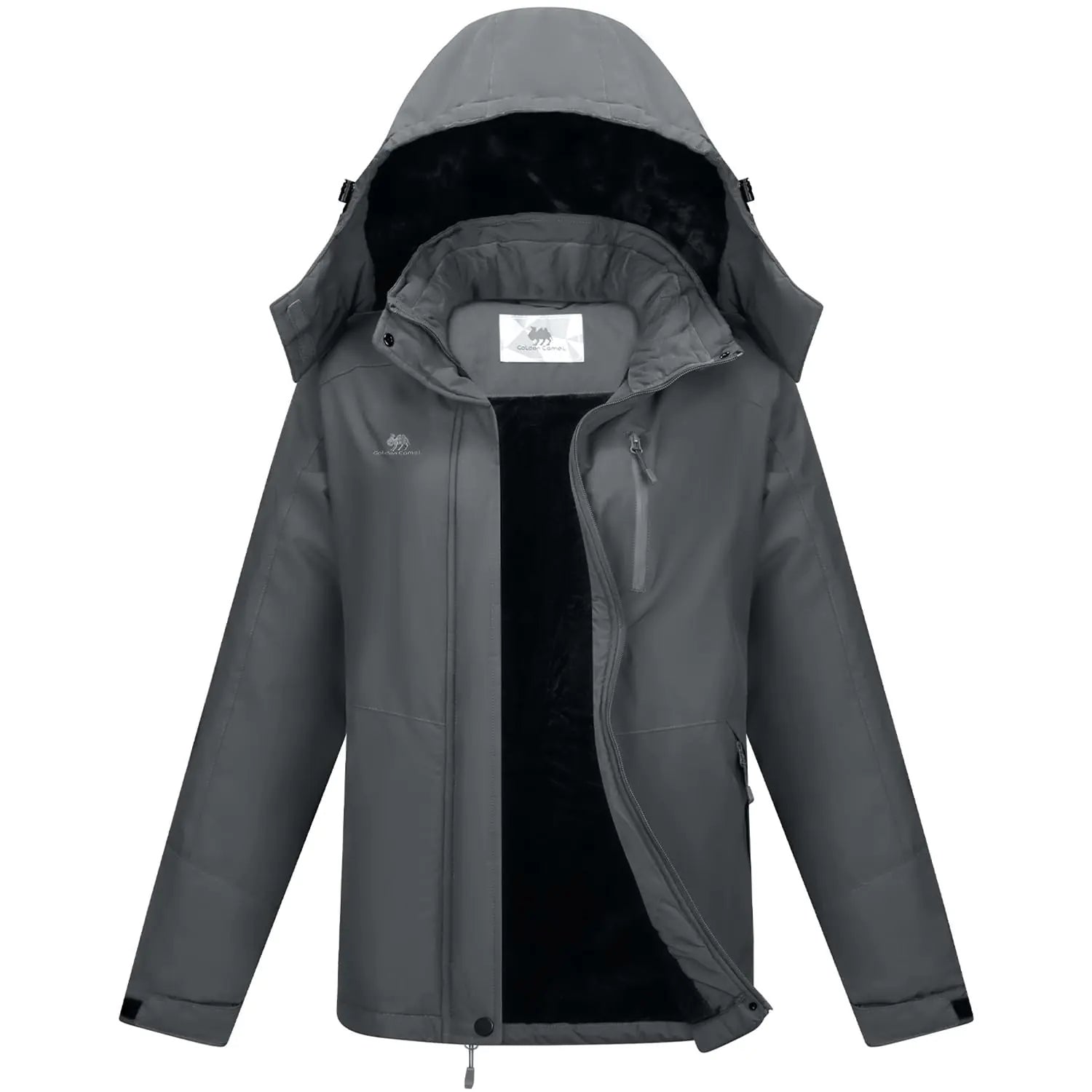 Women's Insulated Ski Parka - Waterproof Winter Puffer Coat - Hydration Tribe LLC