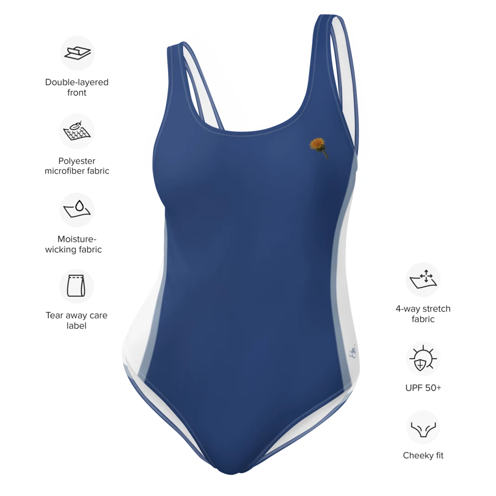 HT Dandelion One Piece Swim Suite - Hydration Tribe LLC