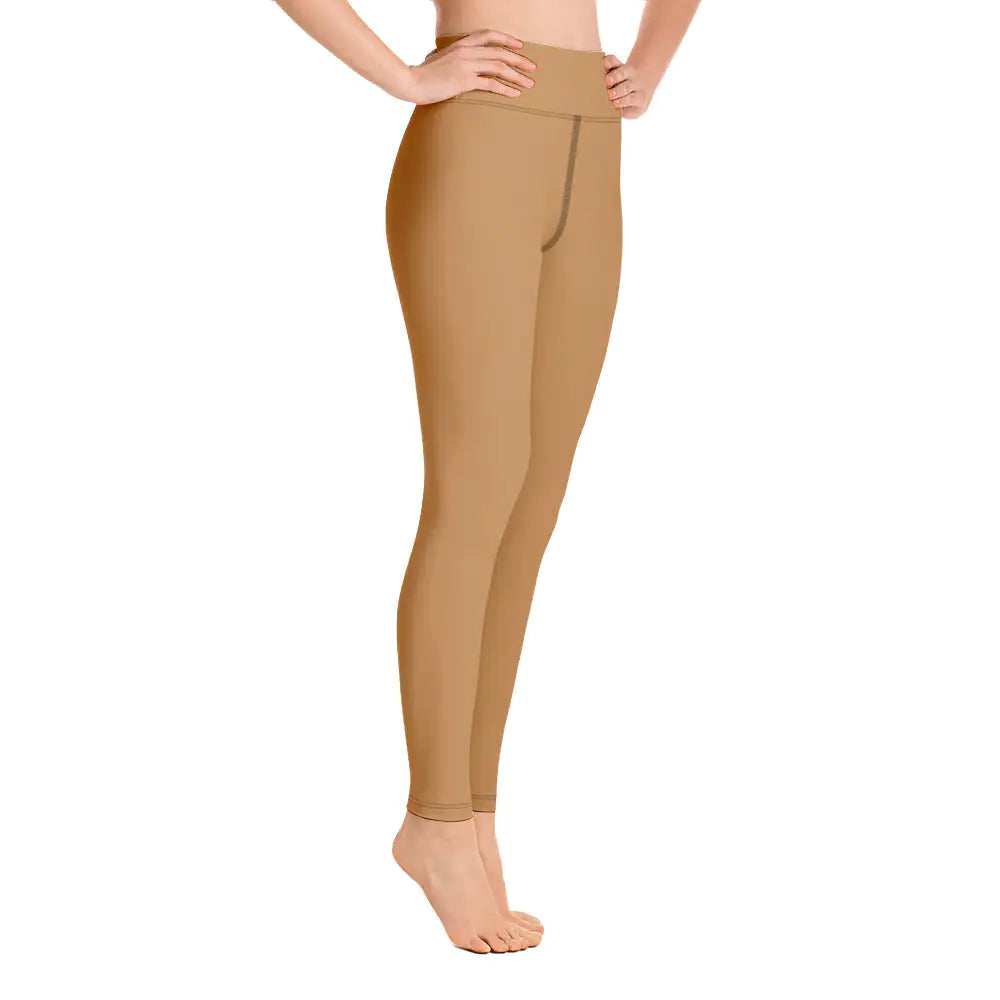 Women's Tropical Drift Wood Yoga Leggings - Hydration Tribe LLC