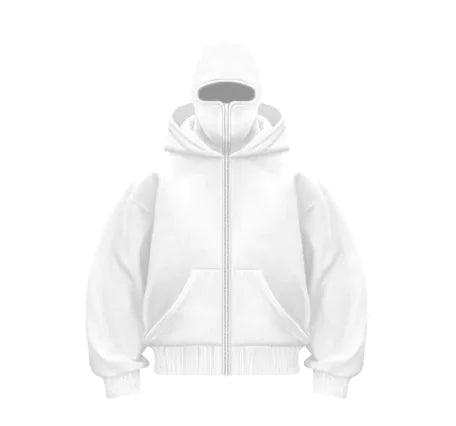 Fleece-lined Double Hood Sweater - Hydration Tribe LLC