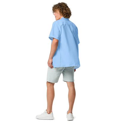 Island Sky Blue button shirt - Hydration Tribe LLC