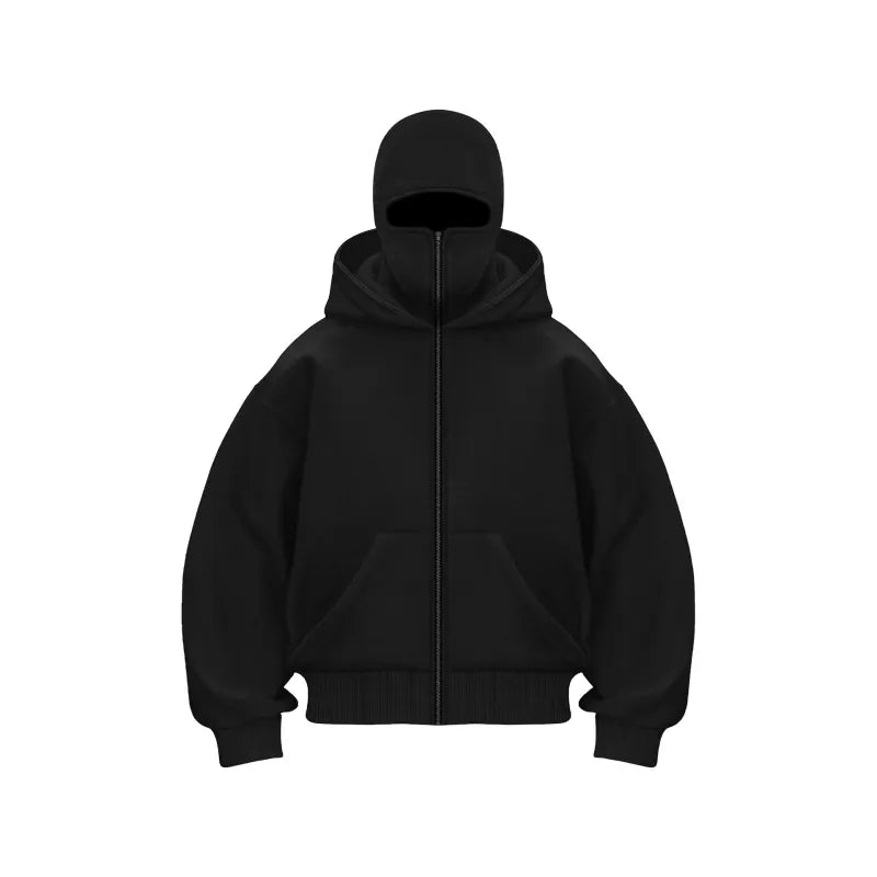 Fleece-lined Double Hooded Sweater - Hydration Tribe LLC