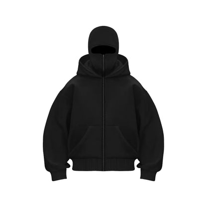 Fleece-lined Double Hooded Sweater - Hydration Tribe LLC