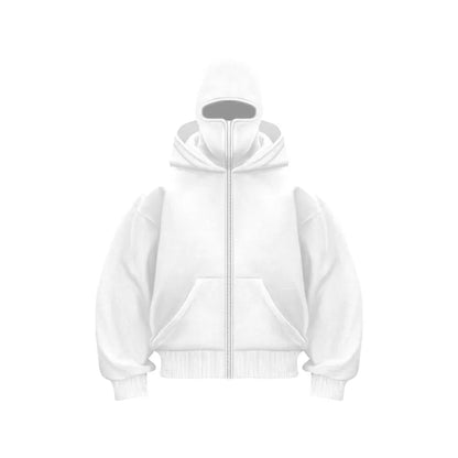 Fleece-lined Double Hooded Sweater - Hydration Tribe LLC