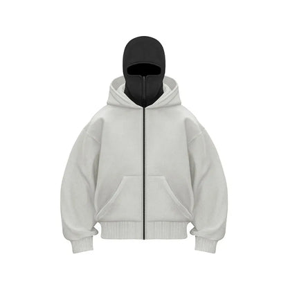 Fleece-lined Double Hooded Sweater - Hydration Tribe LLC