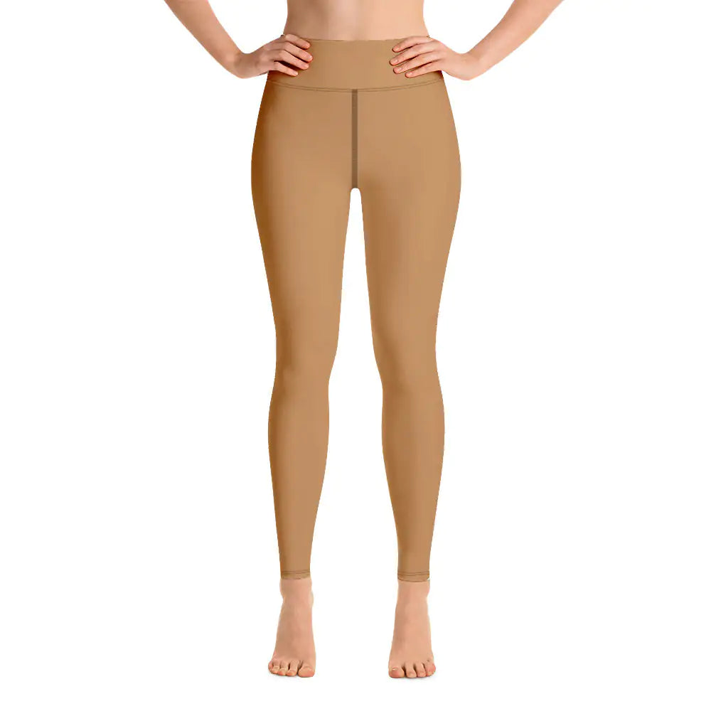 Women's Tropical Drift Wood Yoga Leggings - Hydration Tribe LLC