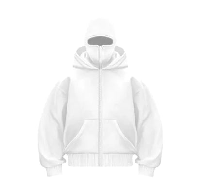 Fleece-lined Double Hood Sweater - Hydration Tribe LLC