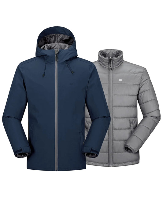 Men's 3-in-1 Mountain Master Jacket - Hydration Tribe LLC