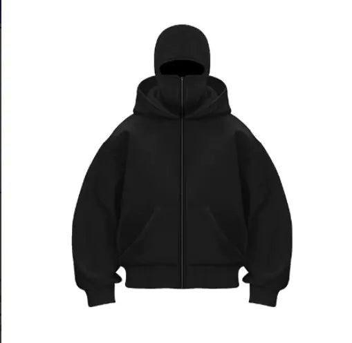 Fleece-lined Double Hood Sweater - Hydration Tribe LLC