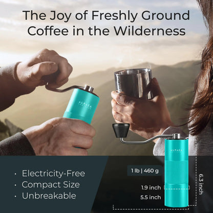 Aqua Sky Manual Burr Coffee Grinder - Hydration Tribe LLC