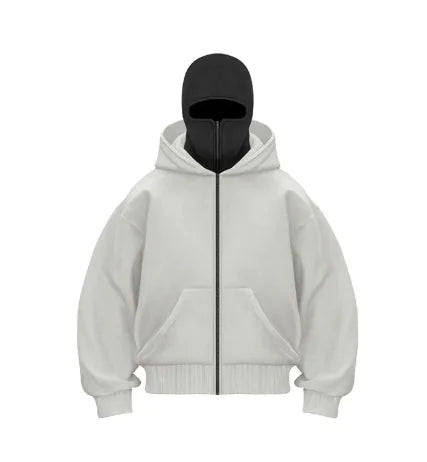 Fleece-lined Double Hood Sweater - Hydration Tribe LLC